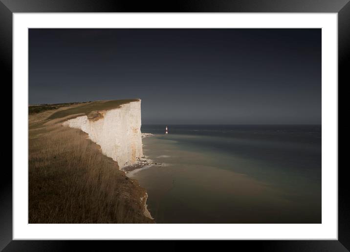 Beachy Head Framed Mounted Print by Ian Hufton