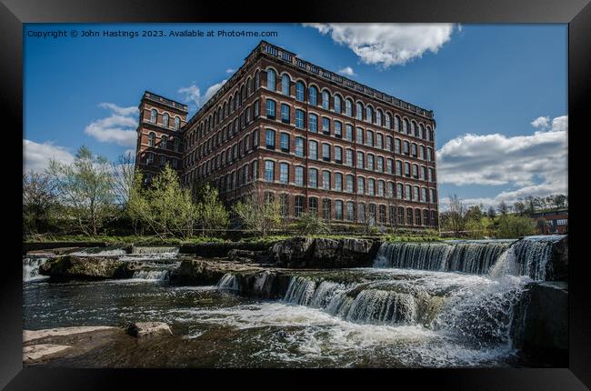 Historic Anchor Mill Building Framed Print by John Hastings