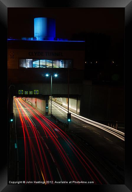 Clyde Tunnel Framed Print by John Hastings