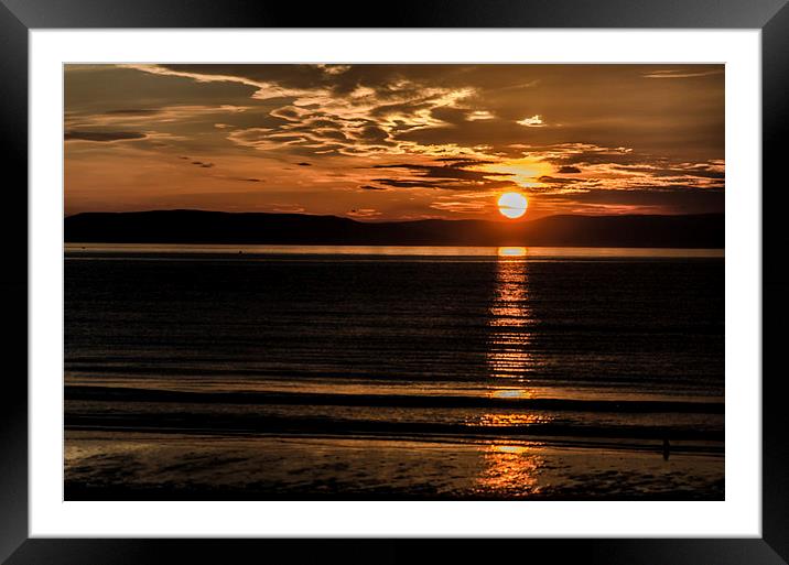 Coastal Sunset Framed Mounted Print by John Hastings
