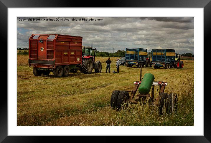  Farming Framed Mounted Print by John Hastings