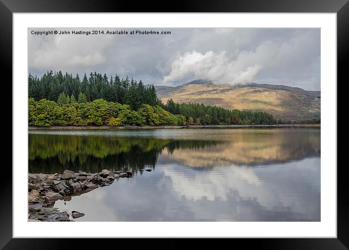  Scottish Highland Landscape Framed Mounted Print by John Hastings