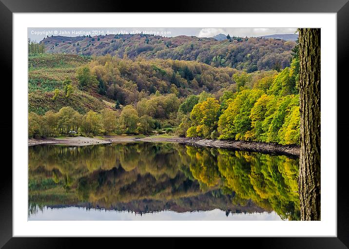 Serene Reflections Framed Mounted Print by John Hastings