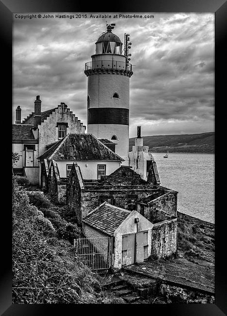  Cloch Lighthouse Inverclyde Framed Print by John Hastings