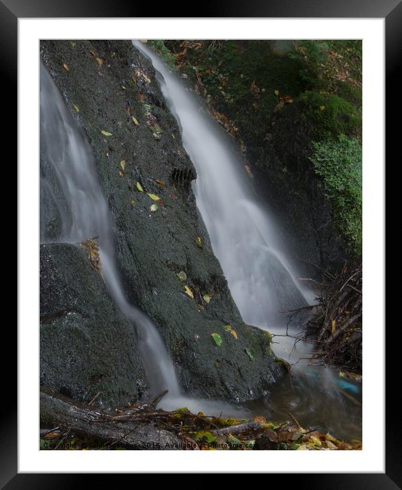 Autumn Waterfall Framed Mounted Print by John Hastings