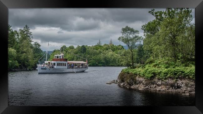 Serenity on Loch Katrine Framed Print by John Hastings