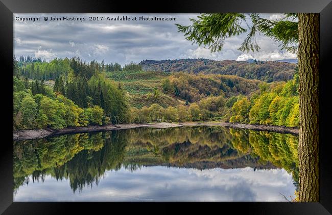 Autumnal Reflections Framed Print by John Hastings