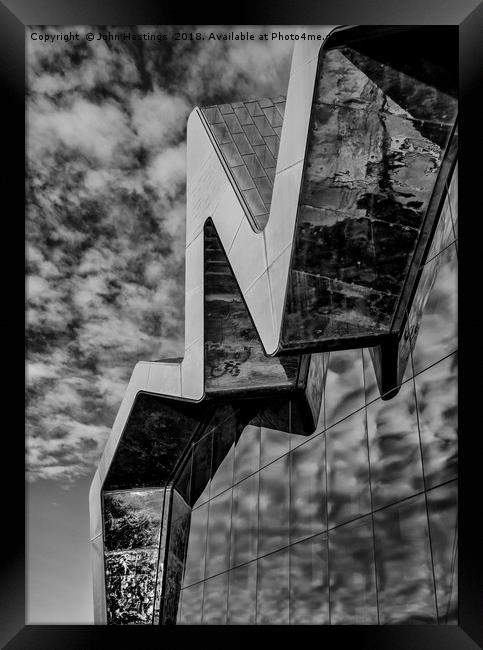 The Breathtaking Structure of Riverside Museum Framed Print by John Hastings