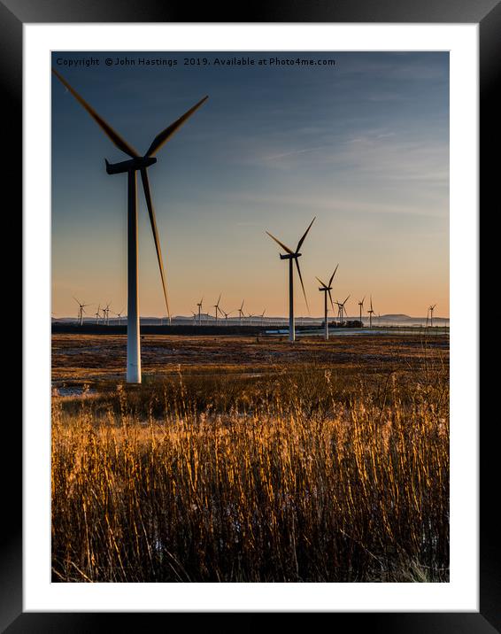 Wind's Dance Framed Mounted Print by John Hastings