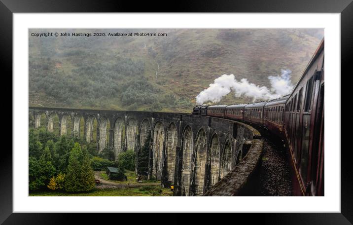 The Scottish Engine's Harry Potter Journey Framed Mounted Print by John Hastings