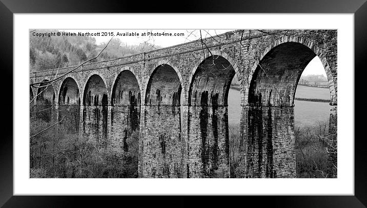  Shilla Mill Viaduct ii Framed Mounted Print by Helen Northcott