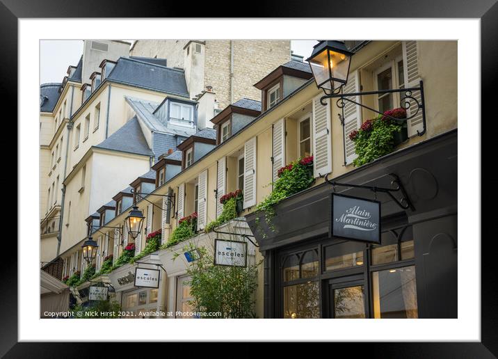 Paris Shopping Framed Mounted Print by Nick Hirst
