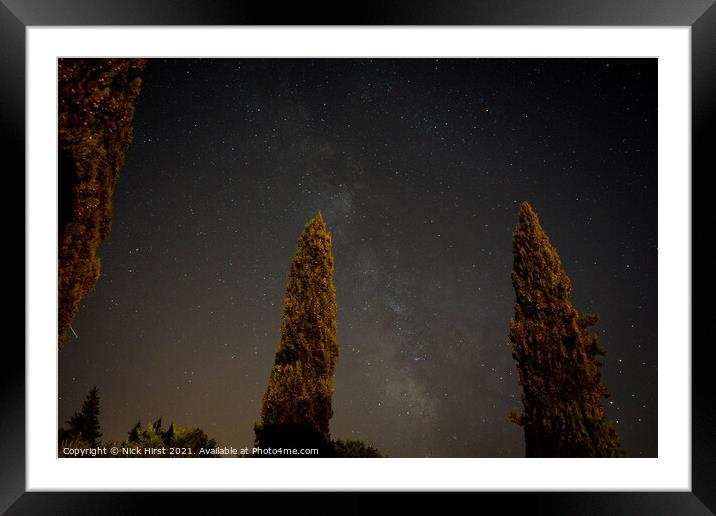 Italian Milky Way Framed Mounted Print by Nick Hirst