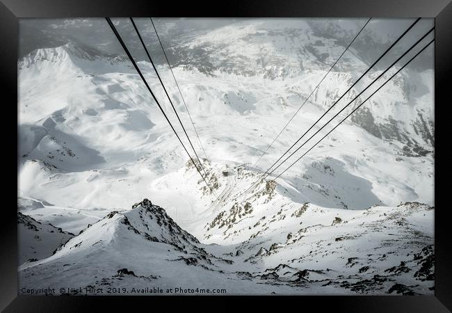 View from the cable car Framed Print by Nick Hirst