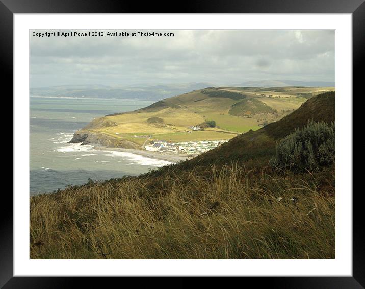 the next bay around Framed Mounted Print by April Powell