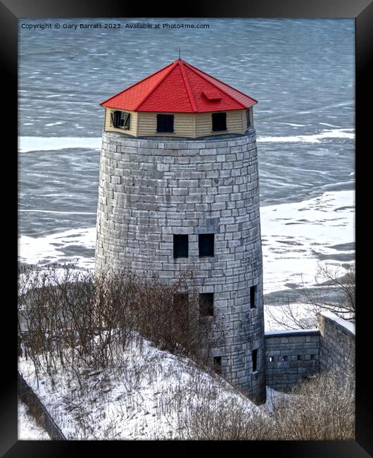 Defensive Fortress Tower Fort Henry. Framed Print by Gary Barratt