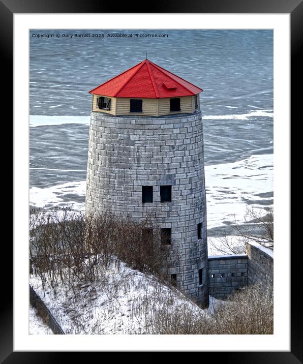 Defensive Fortress Tower Fort Henry. Framed Mounted Print by Gary Barratt