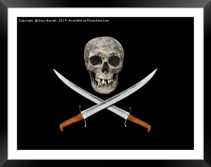 A Pirate's Trade Framed Mounted Print by Gary Barratt