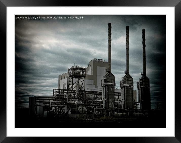 Industrial Sky Framed Mounted Print by Gary Barratt