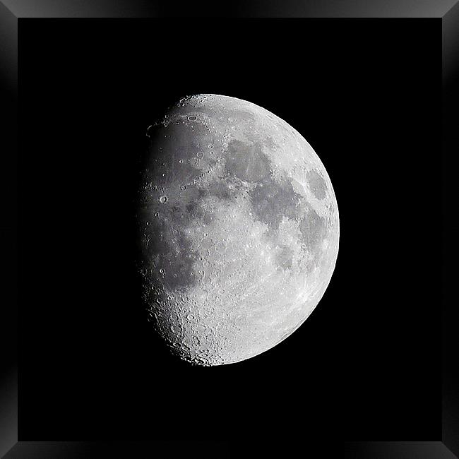 Quite simply The Moon Framed Print by Adam Payne
