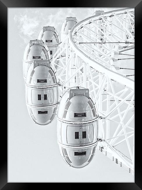 London Eye Pods Framed Print by Adam Payne