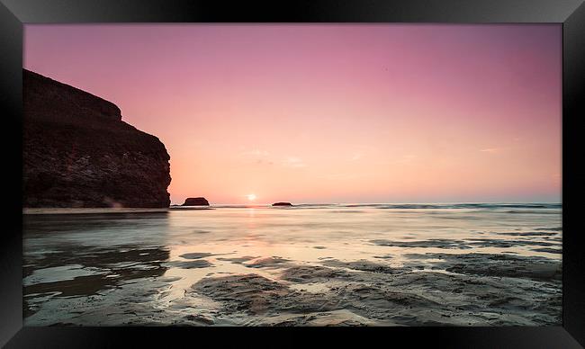  Golden Hour in Cornwall Framed Print by Adam Payne
