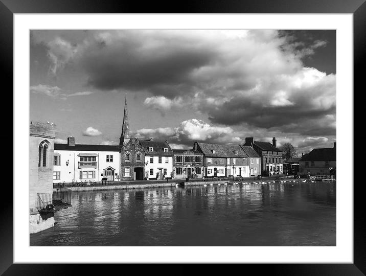 St.Ives Quays Cambridgeshire Framed Mounted Print by Adam Payne