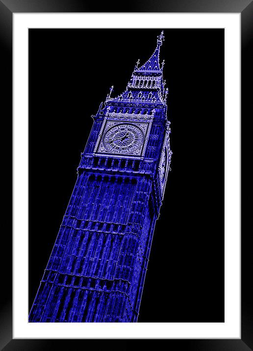 Big Ben Framed Mounted Print by Fine art by Rina