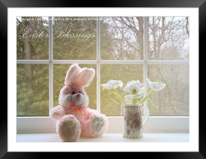 Easter Blessings Framed Mounted Print by Fine art by Rina