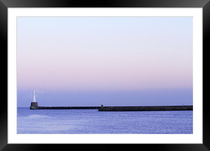 Aberdeen Harbour Framed Mounted Print by Frank Goodall