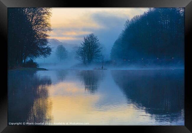 Misty Sunrise Framed Print by Frank Goodall