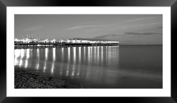 Coastal lights Framed Mounted Print by Kevin Warner