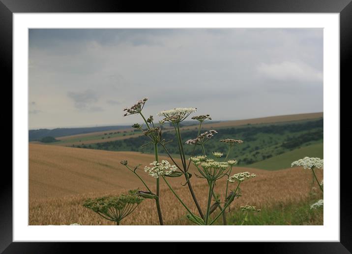 English Landscape Framed Mounted Print by George Mendham