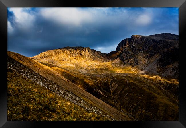 Scafell Pike Framed Print by Maggie McCall