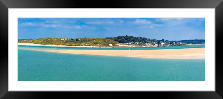 Padstow Sands Rock Framed Mounted Print by Maggie McCall
