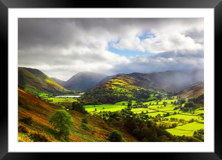 Ullswater Walk, Cumbria. Framed Mounted Print by Maggie McCall