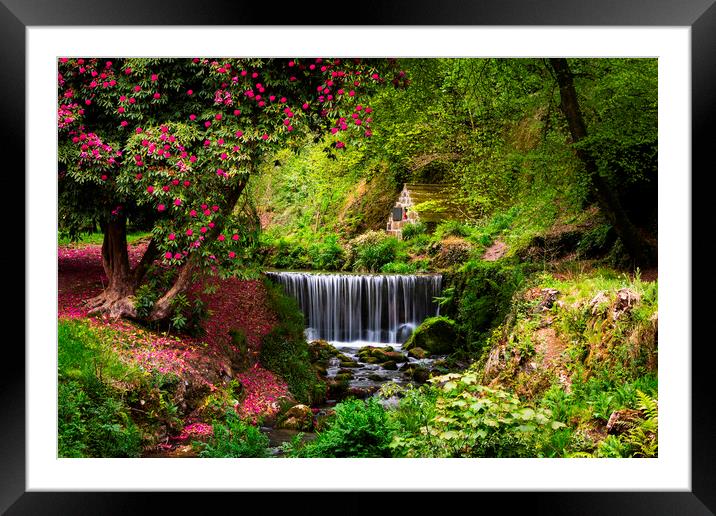 Menacuddle  Holy Well, Treverbyn, St Austell, Corn Framed Mounted Print by Maggie McCall