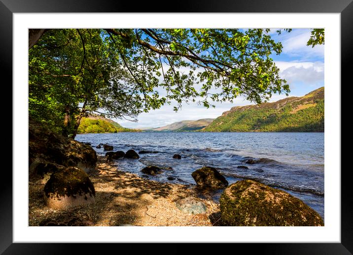 Ullswater, Cumbria Framed Mounted Print by Maggie McCall