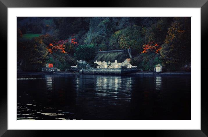Smugglers  Cottage, Dittisham , South Devon. Framed Mounted Print by Maggie McCall