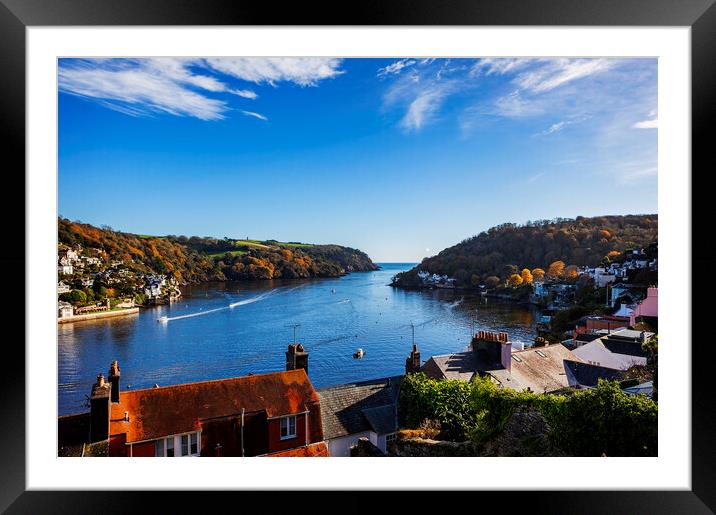 The River Dart, Dartmouth, Devon Framed Mounted Print by Maggie McCall