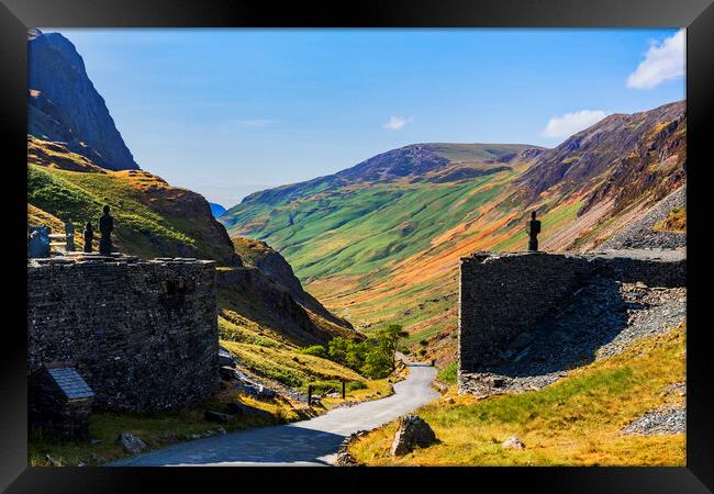 Head of Honister Pass, Cumbria Framed Print by Maggie McCall