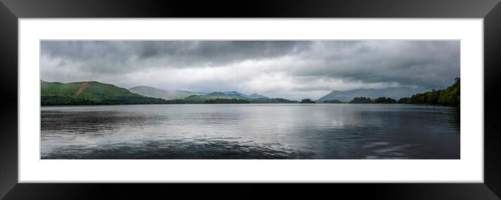 Derwent Water, Cumbria Framed Mounted Print by Maggie McCall