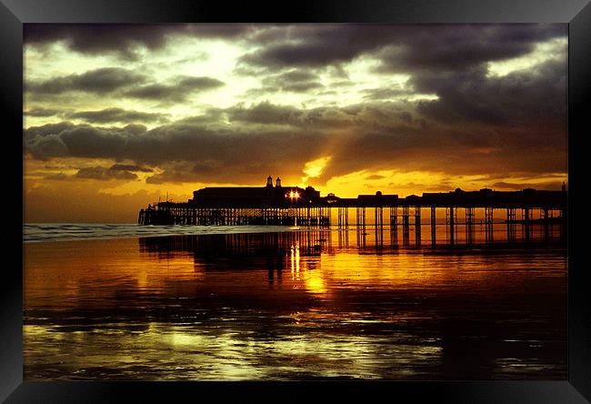 Hastings Pier Framed Print by Maggie McCall