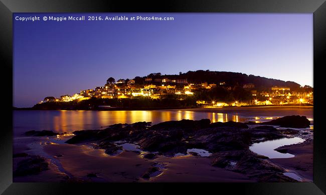 Looe sunset, Cornwall Framed Print by Maggie McCall