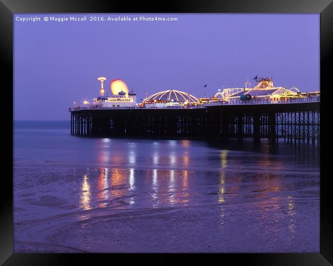 Palace Pier, Brighton Framed Print by Maggie McCall