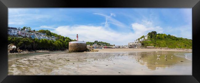 Looe Bay Cornwall Framed Print by Maggie McCall