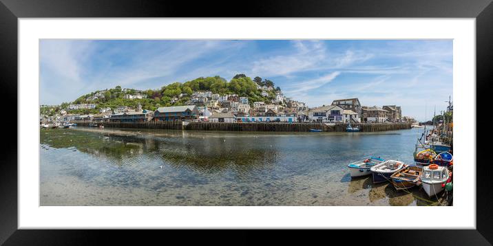 East Looe  across Estuary from West Looe Framed Mounted Print by Maggie McCall