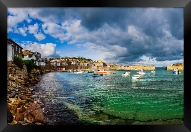 Mousehole, Cornwall. Framed Print by Maggie McCall