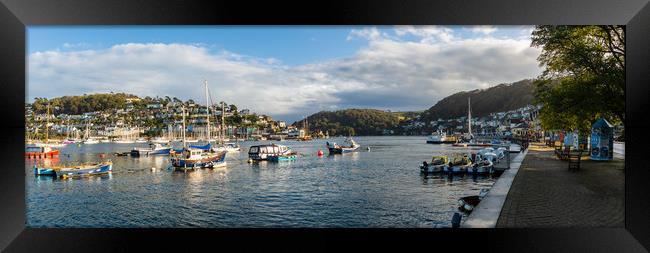Dartmouth Estuary looking towards Kingswear. Framed Print by Maggie McCall
