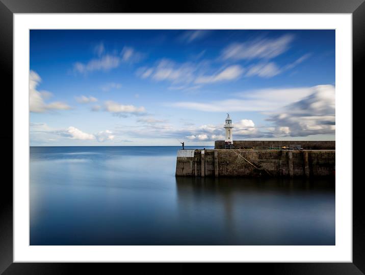 Mevagissey Lighthouse, Cornwall Framed Mounted Print by Maggie McCall